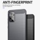 Husa pentru Samsung Galaxy A13 4G - Techsuit Carbon Silicone - Black