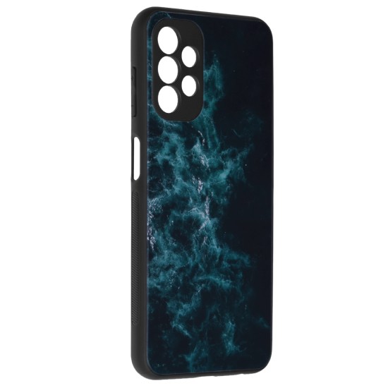 Husa pentru Samsung Galaxy A13 4G - Techsuit Glaze Series - Blue Nebula