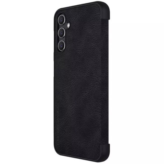 Husa pentru Samsung Galaxy A14 4G / 5G - Nillkin QIN Leather PRO Case - Black