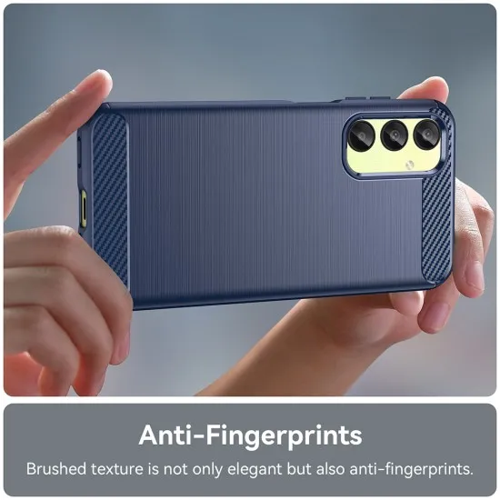 Husa pentru Samsung Galaxy A14 4G / A14 5G - Techsuit Carbon Silicone - Blue Husa pentru Samsung Galaxy A14 4G / A14 5G - Techsuit Carbon Silicone - Blue