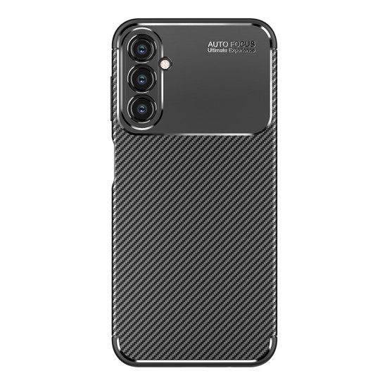 Husa pentru Samsung Galaxy A14 4G / A14 5G - Techsuit CarbonFiber - Black