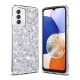 Husa pentru Samsung Galaxy A14 4G / A14 5G - Techsuit Sparkly Glitter - White