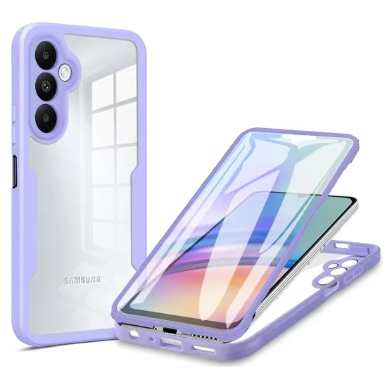 Husa pentru Samsung Galaxy A15 4G / A15 5G + Folie - Techsuit ColorVerse 360 Series - Purple Husa pentru Samsung Galaxy A15 4G / A15 5G + Folie - Techsuit ColorVerse 360 Series - Purple