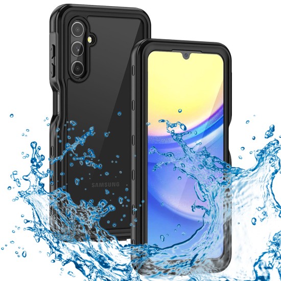 Husa pentru Samsung Galaxy A15 4G / A15 5G - ShellBox Waterproof IP68 Case - Black