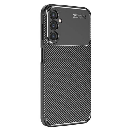 Husa pentru Samsung Galaxy A15 4G / A15 5G - Techsuit CarbonFiber - Black