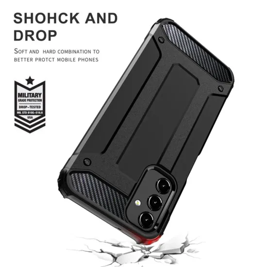 Husa pentru Samsung Galaxy A15 4G / A15 5G - Techsuit Hybrid Armor - Black Husa pentru Samsung Galaxy A15 4G / A15 5G - Techsuit Hybrid Armor - Black