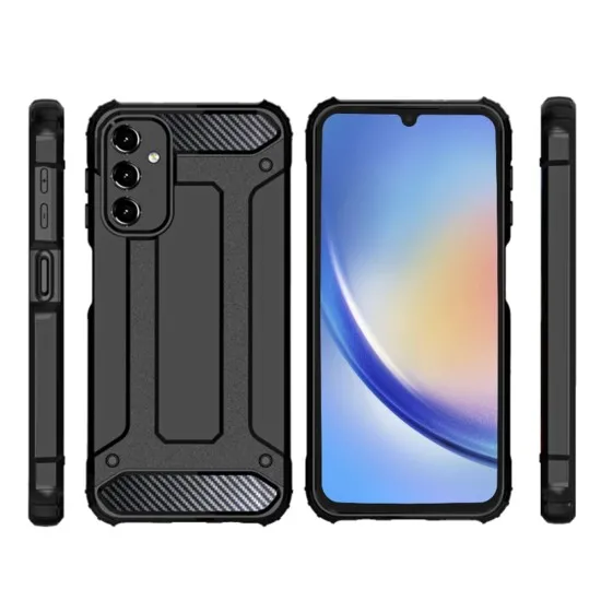 Husa pentru Samsung Galaxy A15 4G / A15 5G - Techsuit Hybrid Armor - Black Husa pentru Samsung Galaxy A15 4G / A15 5G - Techsuit Hybrid Armor - Black