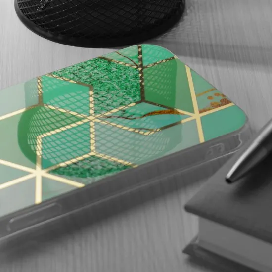 Husa pentru Samsung Galaxy A15 4G / A15 5G - Techsuit Marble Series - Green Hex Husa pentru Samsung Galaxy A15 4G / A15 5G - Techsuit Marble Series - Green Hex