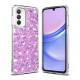 Husa pentru Samsung Galaxy A15 4G / A15 5G - Techsuit Sparkly Glitter - Magenta