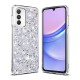 Husa pentru Samsung Galaxy A15 4G / A15 5G - Techsuit Sparkly Glitter - White