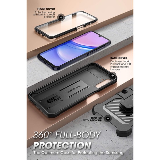 Husa pentru Samsung Galaxy A16 4G / A16 5G - Supcase Unicorn Beetle Pro - Black