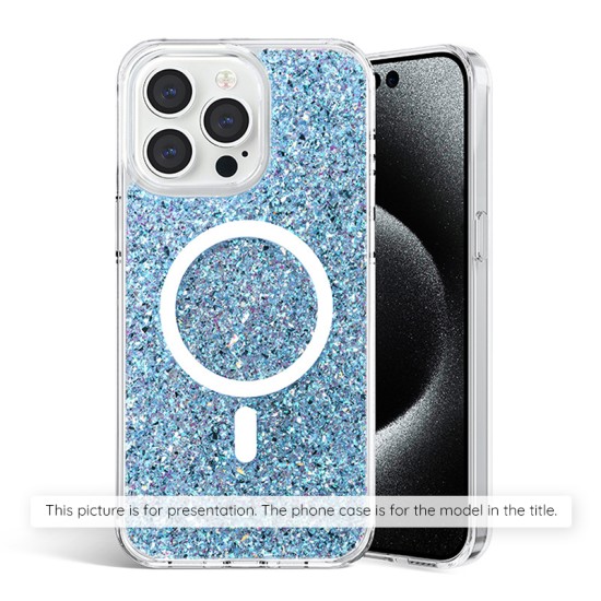 Husa pentru Samsung Galaxy A16 4G / A16 5G - Techsuit Sparkly Glitter - Blue