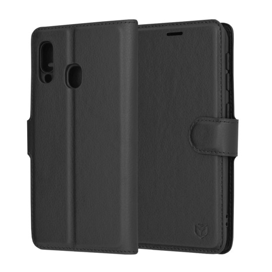 Husa pentru Samsung Galaxy A20e - Techsuit Leather Folio - Black