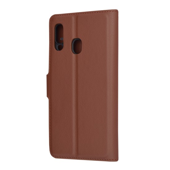 Husa pentru Samsung Galaxy A20e - Techsuit Leather Folio - Brown