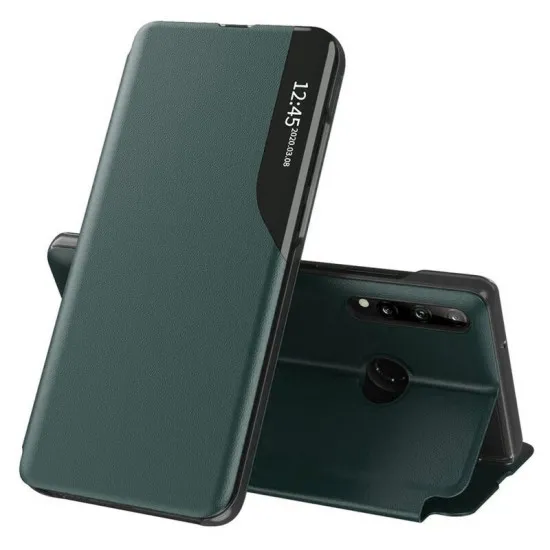 Husa pentru Samsung Galaxy A20s - Techsuit eFold Series - Dark Green Husa pentru Samsung Galaxy A20s - Techsuit eFold Series - Dark Green