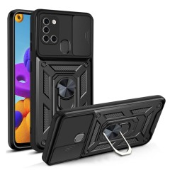 Husa pentru Samsung Galaxy A21s - Techsuit CamShield Series - Black Husa pentru Samsung Galaxy A21s - Techsuit CamShield Series - Black