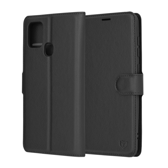 Husa pentru Samsung Galaxy A21s - Techsuit Leather Folio - Black