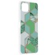 Husa pentru Samsung Galaxy A22 5G - Techsuit Marble Series - Green Hex