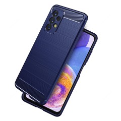 Husa pentru Samsung Galaxy A23 4G / A23 5G - Techsuit Carbon Silicone - Blue Husa pentru Samsung Galaxy A23 4G / A23 5G - Techsuit Carbon Silicone - Blue