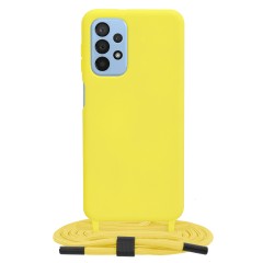 Husa pentru Samsung Galaxy A23 4G / A23 5G - Techsuit Crossbody Lanyard - Yellow Husa pentru Samsung Galaxy A23 4G / A23 5G - Techsuit Crossbody Lanyard - Yellow