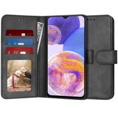 Husa pentru Samsung Galaxy A23 4G / A23 5G - Techsuit Diary Book - Black Husa pentru Samsung Galaxy A23 4G / A23 5G - Techsuit Diary Book - Black