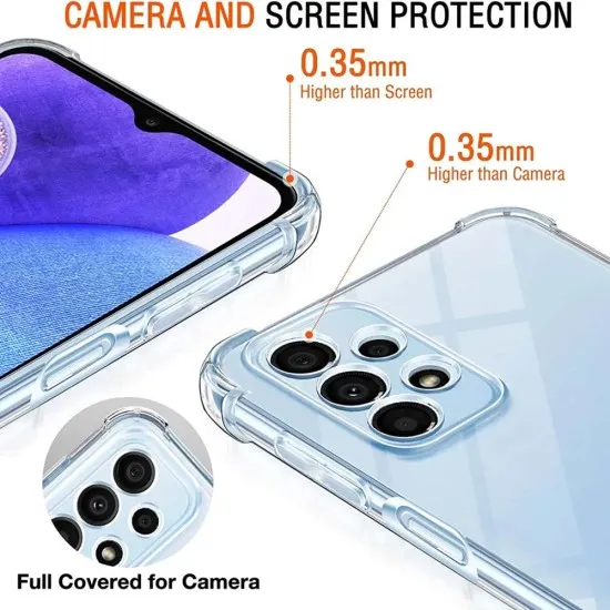 Husa pentru Samsung Galaxy A23 4G / A23 5G - Techsuit Shockproof Clear Silicone - Clear Husa pentru Samsung Galaxy A23 4G / A23 5G - Techsuit Shockproof Clear Silicone - Clear