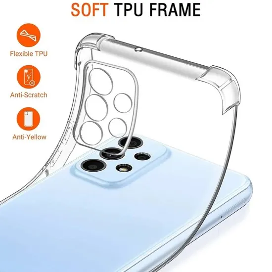 Husa pentru Samsung Galaxy A23 4G / A23 5G - Techsuit Shockproof Clear Silicone - Clear Husa pentru Samsung Galaxy A23 4G / A23 5G - Techsuit Shockproof Clear Silicone - Clear