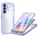 Husa pentru Samsung Galaxy A24 + Folie - Techsuit ColorVerse 360 Series - Purple Husa pentru Samsung Galaxy A24 + Folie - Techsuit ColorVerse 360 Series - Purple