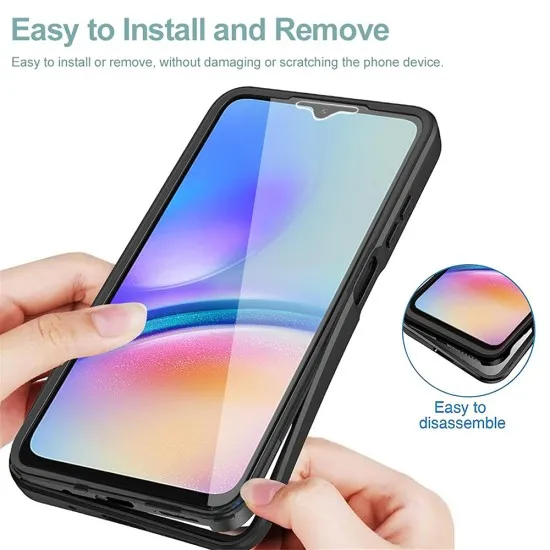 Husa pentru Samsung Galaxy A24 + Folie - Techsuit ColorVerse 360 Series - Purple Husa pentru Samsung Galaxy A24 + Folie - Techsuit ColorVerse 360 Series - Purple