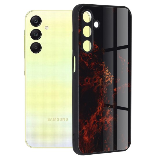 Husa pentru Samsung Galaxy A25 5G - Techsuit Glaze Series - Red Nebula