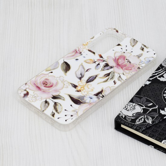 Husa pentru Samsung Galaxy A25 5G - Techsuit Marble Series - Chloe White