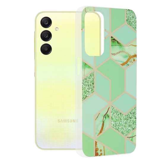 Husa pentru Samsung Galaxy A25 5G - Techsuit Marble Series - Green Hex