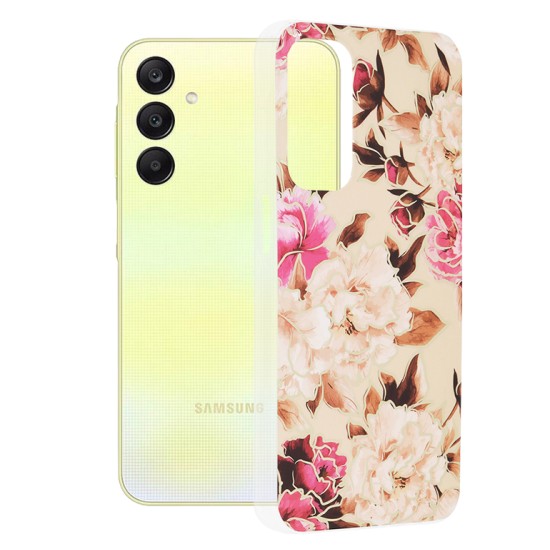 Husa pentru Samsung Galaxy A25 5G - Techsuit Marble Series - Mary Berry Nude