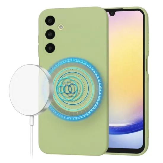 Husa pentru Samsung Galaxy A25 5G - Techsuit SoftFlex MagSafe - Matcha Husa pentru Samsung Galaxy A25 5G - Techsuit SoftFlex MagSafe - Matcha