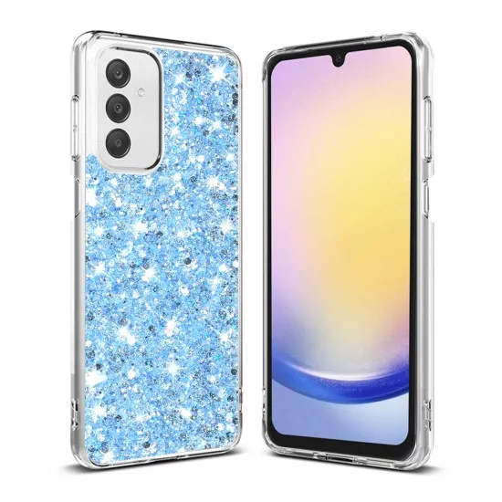 Husa pentru Samsung Galaxy A25 5G - Techsuit Sparkly Glitter - Blue Husa pentru Samsung Galaxy A25 5G - Techsuit Sparkly Glitter - Blue