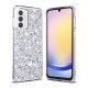 Husa pentru Samsung Galaxy A25 5G - Techsuit Sparkly Glitter - White