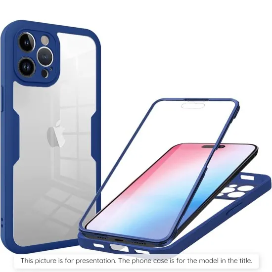 Husa pentru Samsung Galaxy A26 5G + Folie - Techsuit ColorVerse 360 Series - Blue Husa pentru Samsung Galaxy A26 5G + Folie - Techsuit ColorVerse 360 Series - Blue