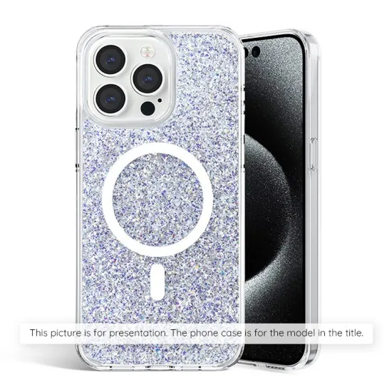Husa pentru Samsung Galaxy A26 5G - Techsuit Sparkly Glitter - White Husa pentru Samsung Galaxy A26 5G - Techsuit Sparkly Glitter - White