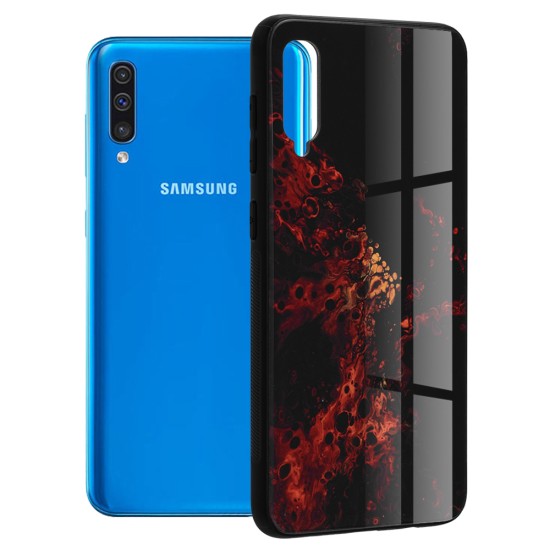 Husa pentru Samsung Galaxy A30s / A50 / A50s - Techsuit Glaze Series - Red Nebula