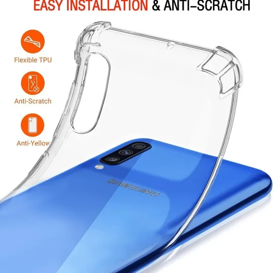 Husa pentru Samsung Galaxy A30s / A50 / A50s - Techsuit Shockproof Clear Silicone - Clear Husa pentru Samsung Galaxy A30s / A50 / A50s - Techsuit Shockproof Clear Silicone - Clear