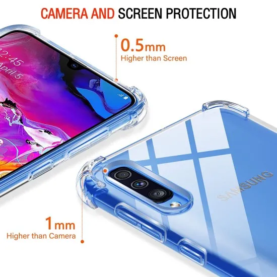 Husa pentru Samsung Galaxy A30s / A50 / A50s - Techsuit Shockproof Clear Silicone - Clear Husa pentru Samsung Galaxy A30s / A50 / A50s - Techsuit Shockproof Clear Silicone - Clear