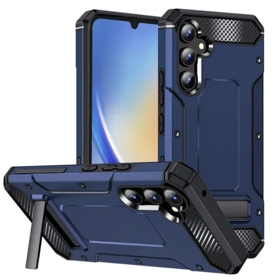 Husa pentru Samsung Galaxy A34 5G - Techsuit Hybrid Armor Kickstand - Blue Husa pentru Samsung Galaxy A34 5G - Techsuit Hybrid Armor Kickstand - Blue