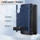 Husa pentru Samsung Galaxy A34 5G - Techsuit Hybrid Armor Kickstand - Blue Husa pentru Samsung Galaxy A34 5G - Techsuit Hybrid Armor Kickstand - Blue
