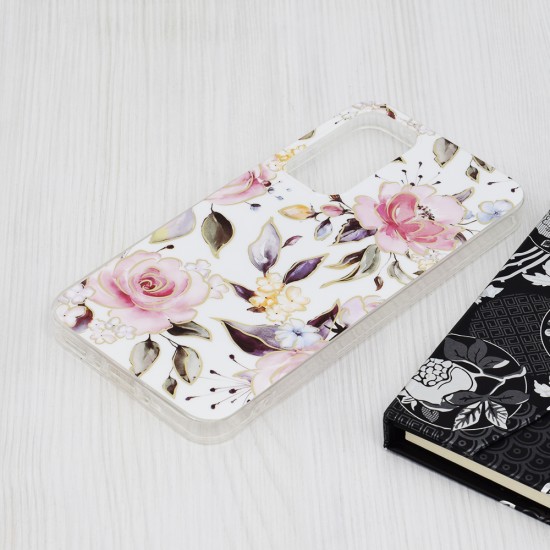 Husa pentru Samsung Galaxy A35 5G - Techsuit Marble Series - Chloe White