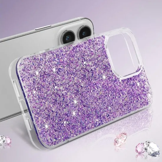 Husa pentru Samsung Galaxy A36 5G / A56 5G - Techsuit Sparkly Glitter - White