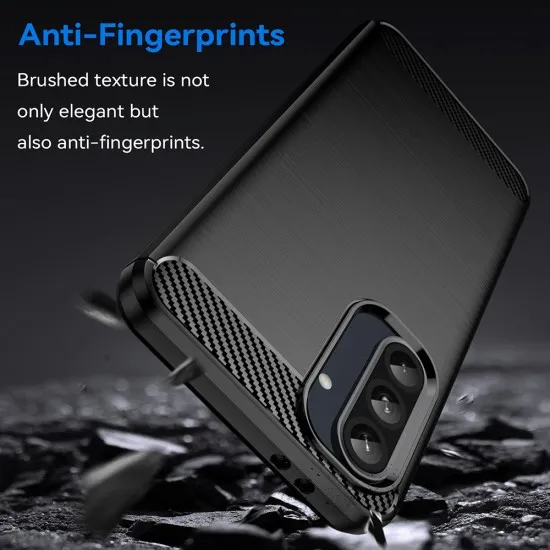 Husa pentru Samsung Galaxy A36 5G - Techsuit Carbon Silicone - Black Husa pentru Samsung Galaxy A36 5G - Techsuit Carbon Silicone - Black