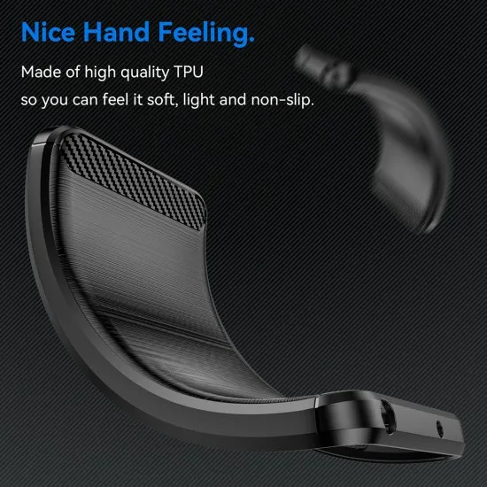 Husa pentru Samsung Galaxy A36 5G - Techsuit Carbon Silicone - Black Husa pentru Samsung Galaxy A36 5G - Techsuit Carbon Silicone - Black