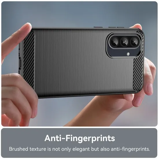 Husa pentru Samsung Galaxy A36 5G - Techsuit Carbon Silicone - Black Husa pentru Samsung Galaxy A36 5G - Techsuit Carbon Silicone - Black