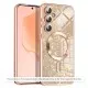 Husa pentru Samsung Galaxy A36 5G - Techsuit Luxury Glitter MagSafe - Rose Gold