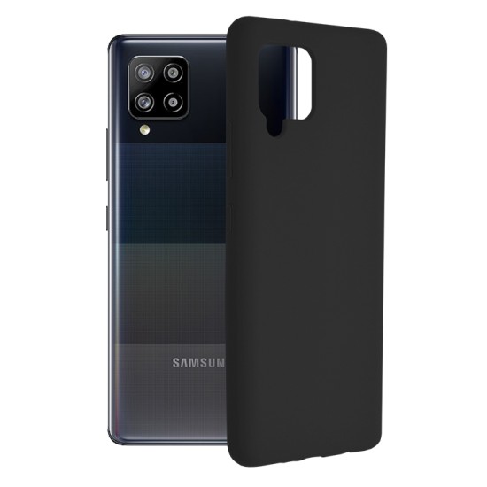 Husa pentru Samsung Galaxy A42 5G - Techsuit Soft Edge Silicone - Black